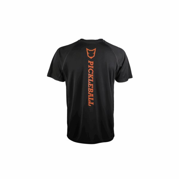 Fox Pickleball Black Back Orange Logo