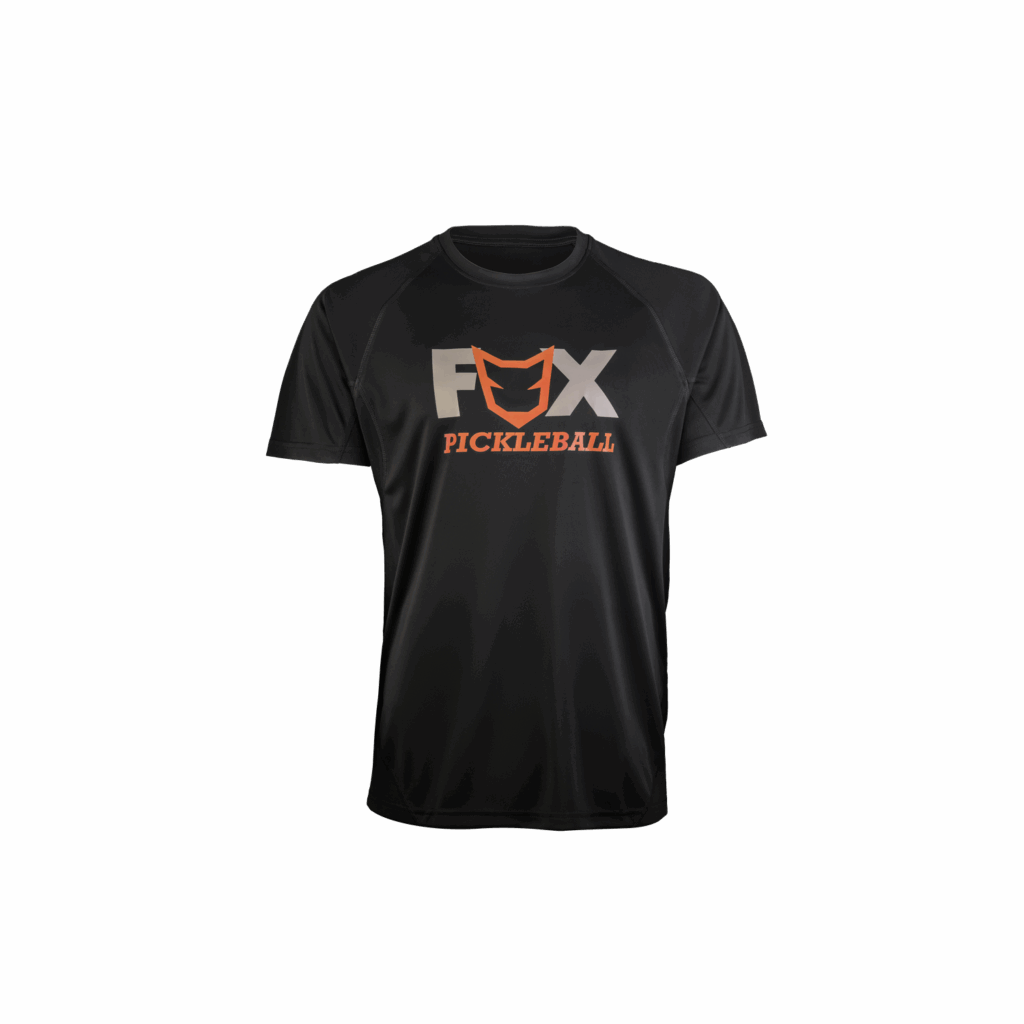 Fox Pickleball Black Back Orange Logo