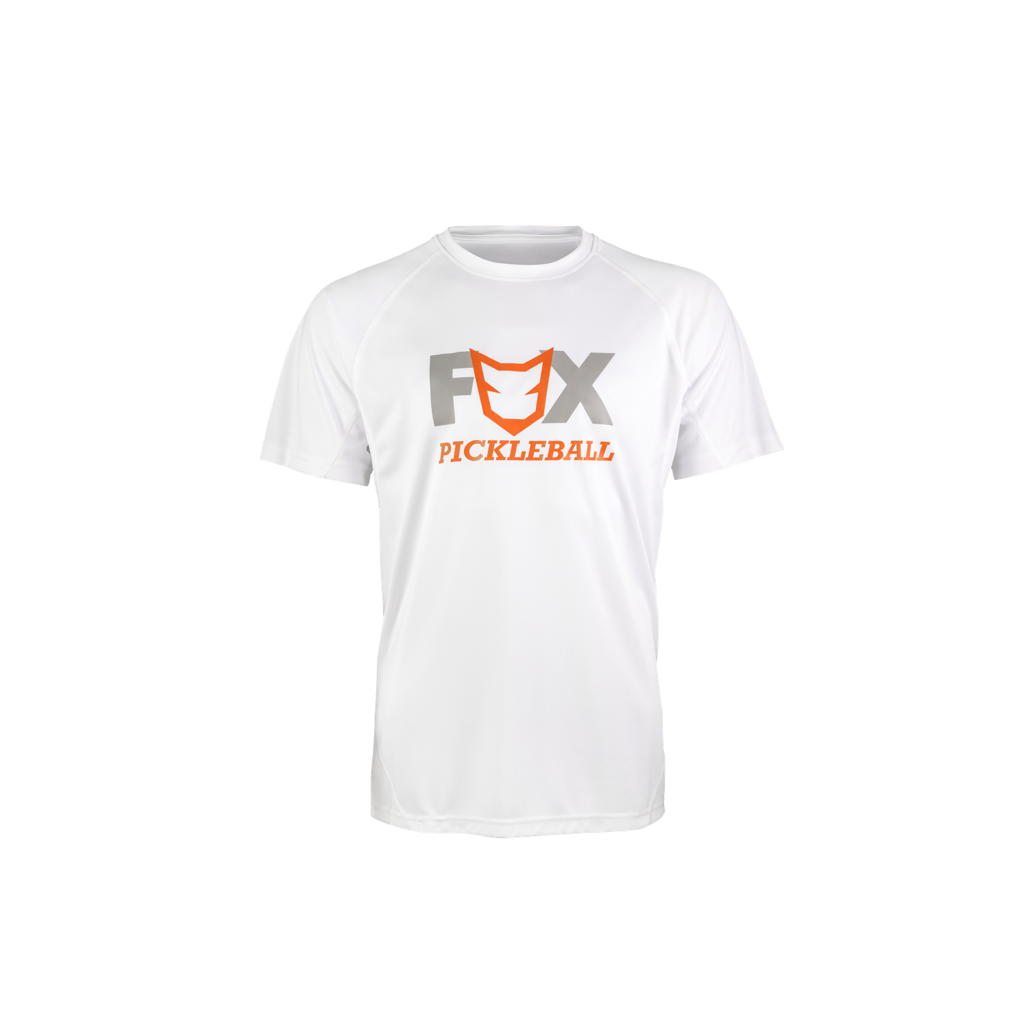 Fox Pickleball White Back Orange Logo
