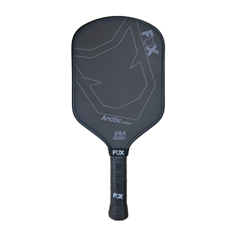Fox Black Arctic Pickleball Paddle Side