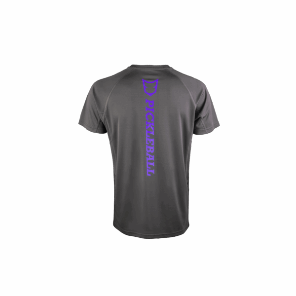 Fox Pickleball Grey Back Purple Logo